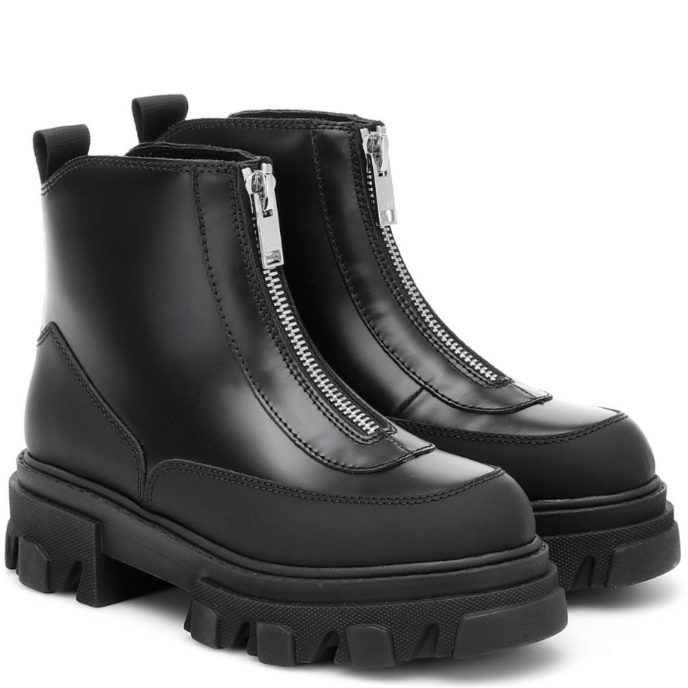 Ganni Zip Up Boot